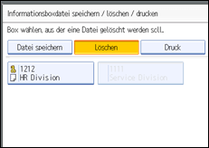 Abbildung des Bedienfelds