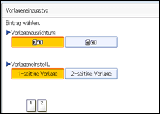 Abbildung des Bedienfelds