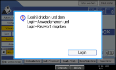 Abbildung der Bedienfeldanzeige