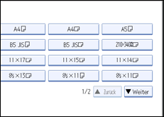 Abbildung der Bedienfeldanzeige