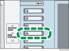 Die Abbildung zeigt die Druckertaste
