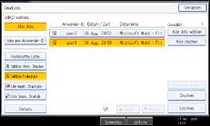 Abbildung Bedienfeldanzeige