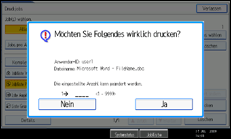 Abbildung Bedienfeldanzeige
