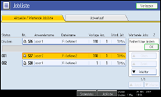 Abbildung Bedienfeldanzeige