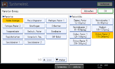 Abbildung Bedienfeldanzeige