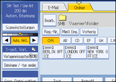 Abbildung Bedienfeld-Display
