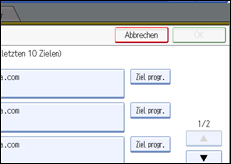 Abbildung Bedienfeld-Display