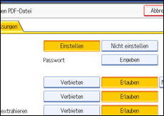 Abbildung Bedienfeld-Display