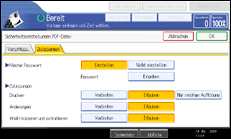 Abbildung Bedienfeld-Display