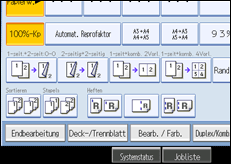 Abbildung Bedienfeldanzeige