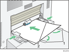 Ilustraci&oacute;n de la bandeja bypass