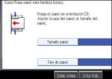 Ilustraci&oacute;n de la pantalla del panel de mandos