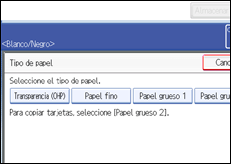 Ilustraci&oacute;n de la pantalla del panel de mandos