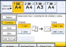 Ilustraci&oacute;n de la pantalla del panel de mandos