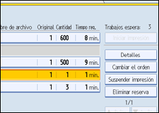 Ilustraci&oacute;n de la pantalla del panel de mandos