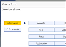 Ilustraci&oacute;n de la pantalla del panel de mandos