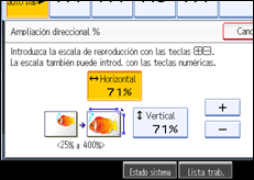 Ilustraci&oacute;n de la pantalla del panel de mandos
