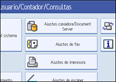 Ilustraci&oacute;n de la pantalla del panel de mandos