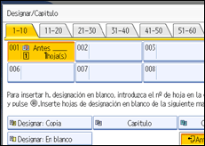 Ilustraci&oacute;n de la pantalla del panel de mandos