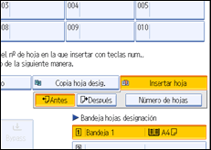 Ilustraci&oacute;n de la pantalla del panel de mandos