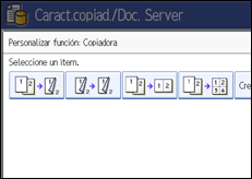 Ilustraci&oacute;n de la pantalla del panel de mandos
