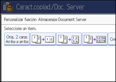 Ilustraci&oacute;n de la pantalla del panel de mandos