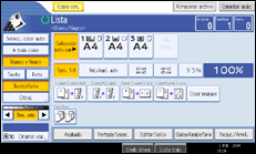 Ilustraci&oacute;n de la pantalla del panel de mandos