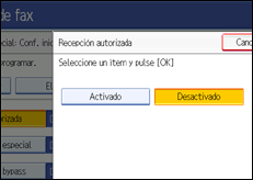 Ilustración del panel de operaciones