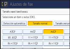 Ilustración del panel de operaciones