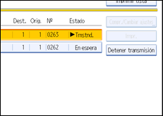 Ilustración del panel de operaciones
