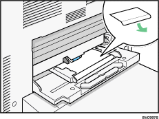 Ilustraci&oacute;n de la bandeja bypass