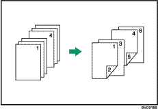 Ilustraci&oacute;n de la opci&oacute;n sin separadores