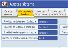 Ilustraci&oacute;n de la pantalla del panel de operaciones