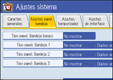 Ilustraci&oacute;n de la pantalla del panel de operaciones