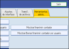 Ilustración del panel de operaciones
