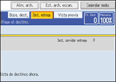 Ilustración del panel de operaciones