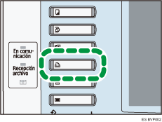 Dibujo de la tecla impresora