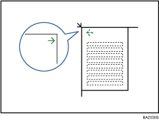 Illustration de configuration du motif de test.