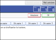 Schermafbeelding bedieningspaneel