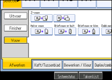 Schermafbeelding bedieningspaneel