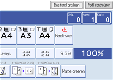 Schermafbeelding bedieningspaneel