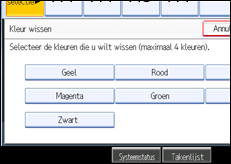 Schermafbeelding bedieningspaneel