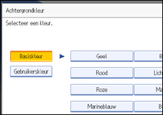 Schermafbeelding bedieningspaneel