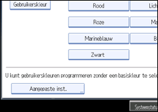 Schermafbeelding bedieningspaneel