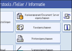 Schermafbeelding bedieningspaneel