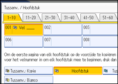 Schermafbeelding bedieningspaneel