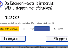 Schermafbeelding bedieningspaneel