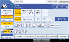 Schermafbeelding bedieningspaneel