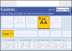 Schermafbeelding bedieningspaneel