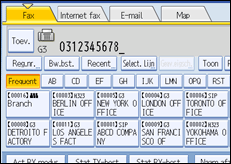 Schermafbeelding Bedieningspaneel